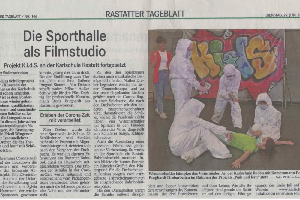 Künste in der Schule - K.i.d.S-Projekt an der Karlschule