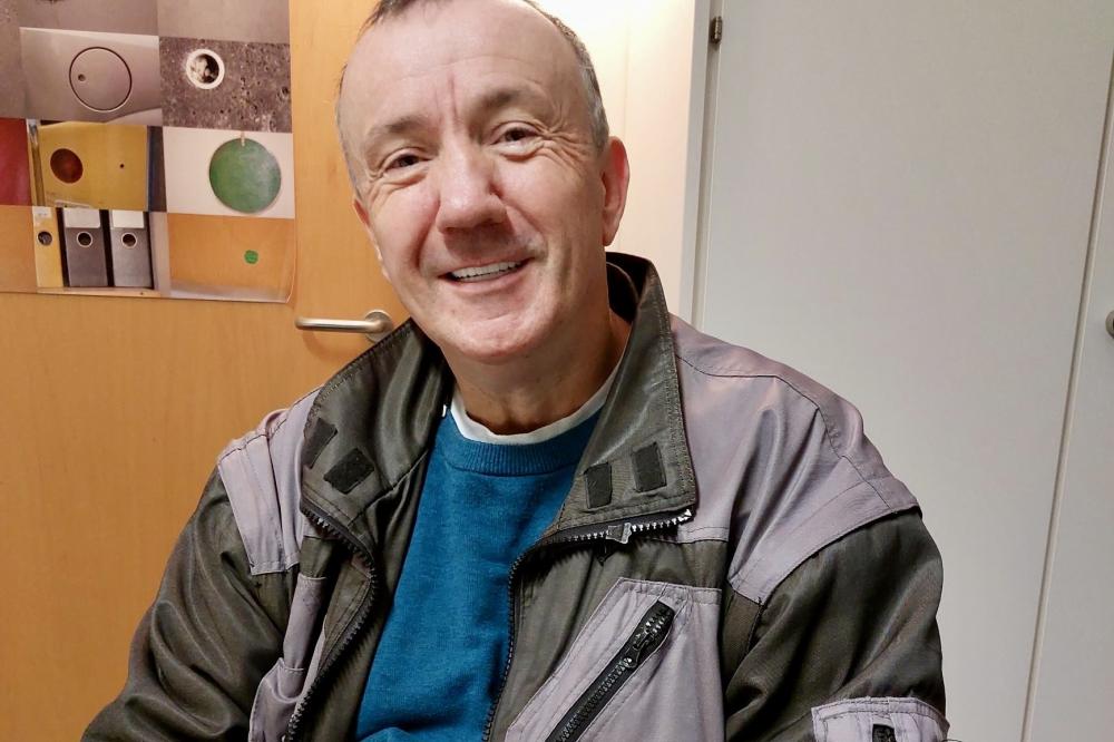 Unser neuer Hausmeister Christof Bank